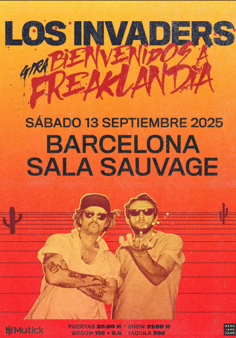 LOS INVADERS en Barcelona - Mutick