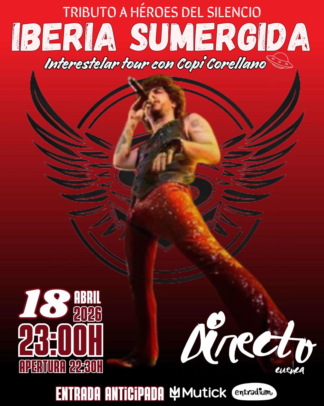IBERIA SUMERGIDA - Tributo a Héroes del Silencio en Cuenca - Mutick