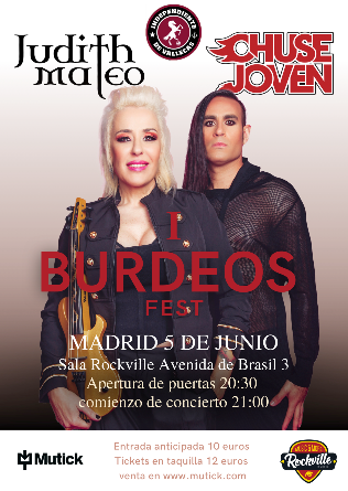 I BURDEOS FEST JUDITH MATEO & CHUSE JOVEN en Madrid