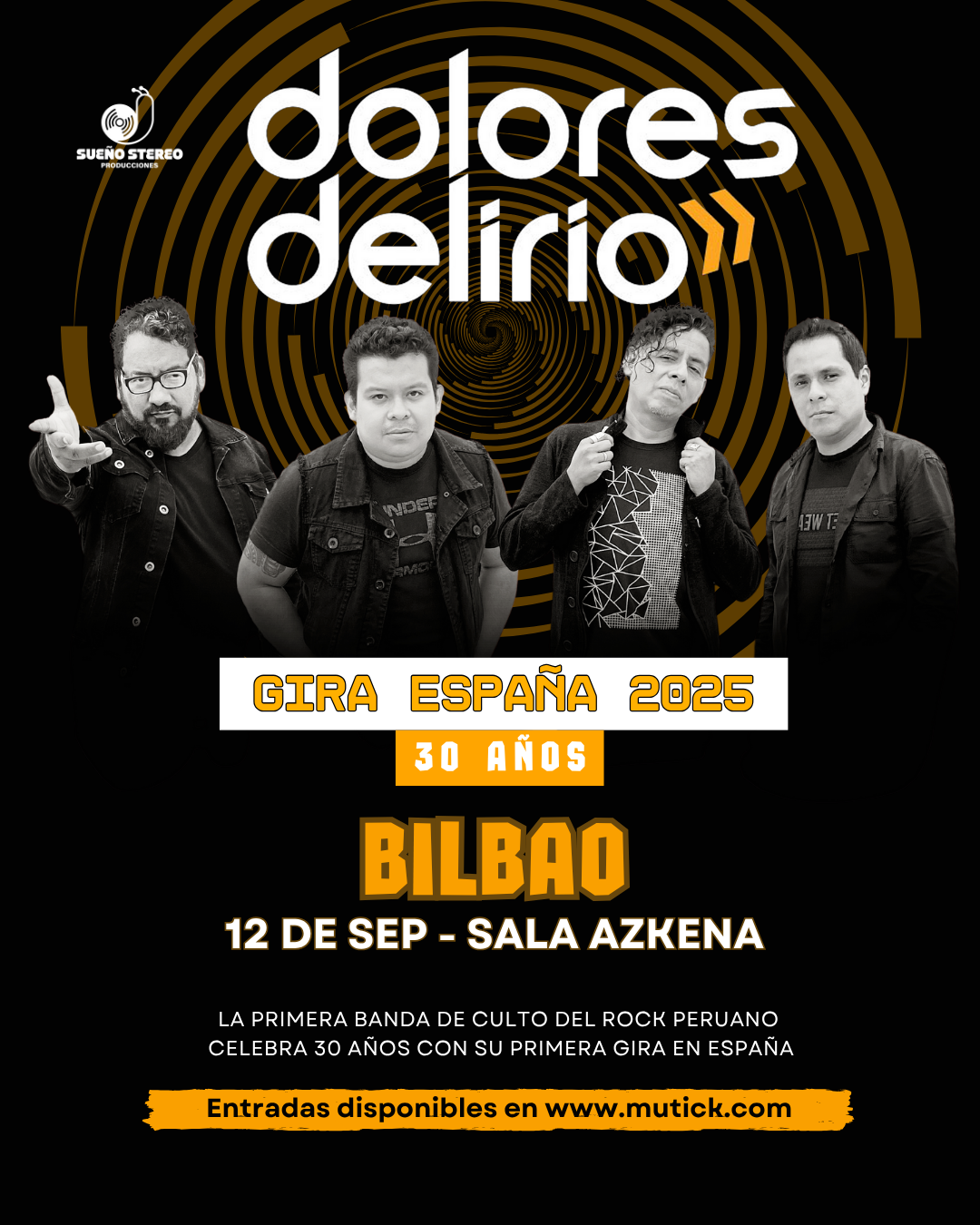 DOLORES DELIRIO en Bilbao - GIRA 30 ANIVERSARIO - Mutick
