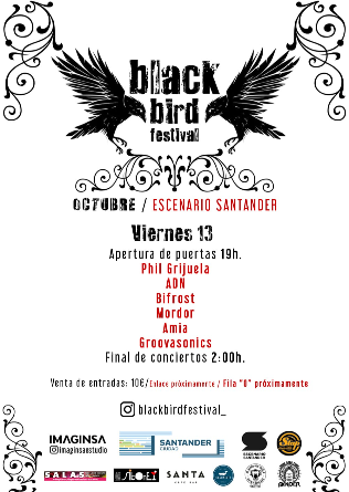 BLACK BIRD FESTIVAL en Escenario Santander - Cantabria - VIE 13