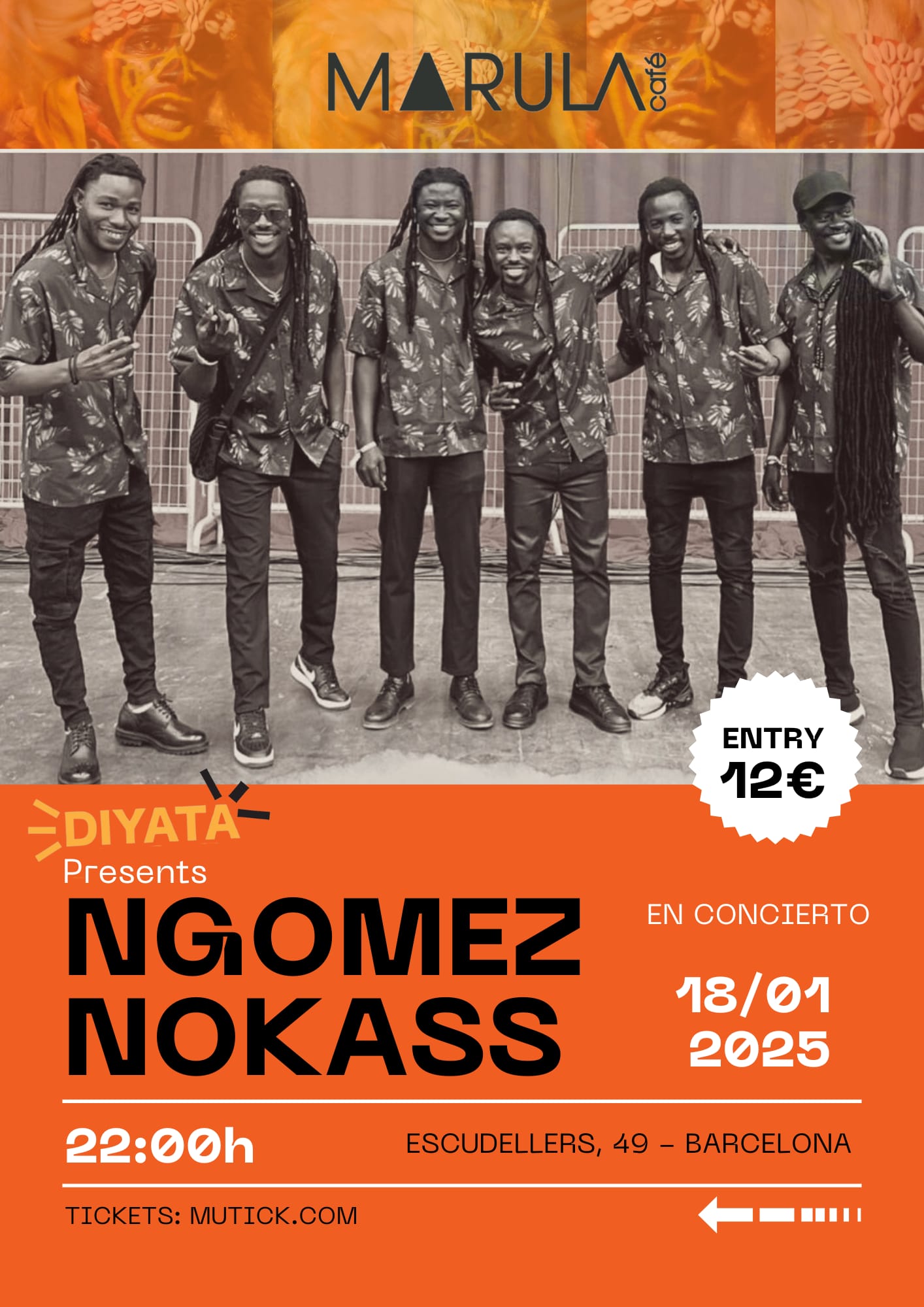 NGOMEZ NOKASS en Barcelona - Mutick