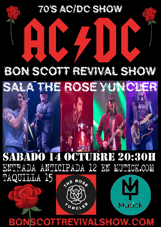 AC/DC SHOW (BON SCOTT REVIVAL SHOW) en Yuncler - Toledo