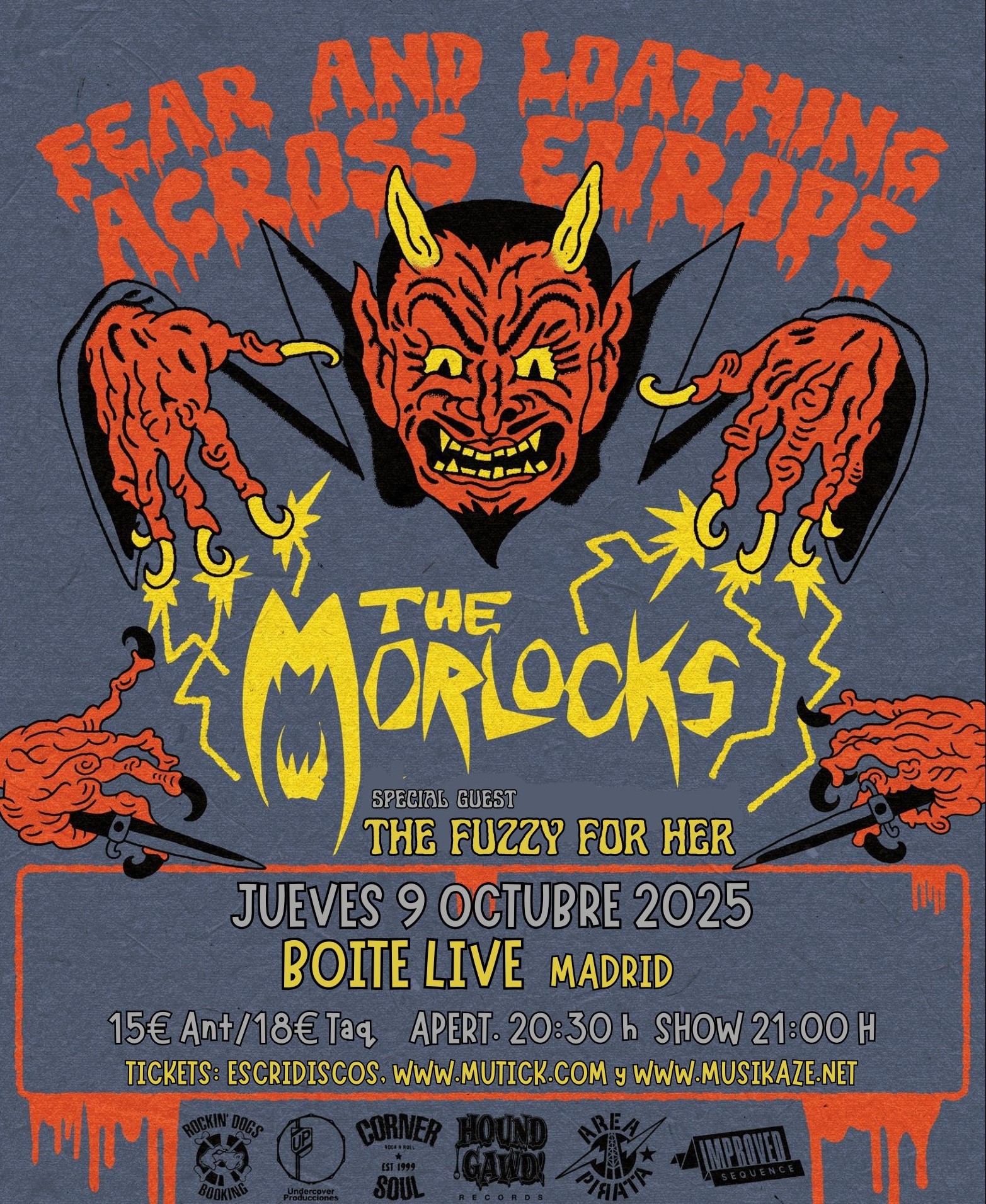 THE MORLOCKS (USA) en Madrid - Mutick