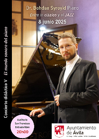 Bohdan Syroyid - Piano - Encuentro entre lo clásico y el jazz - Ávila