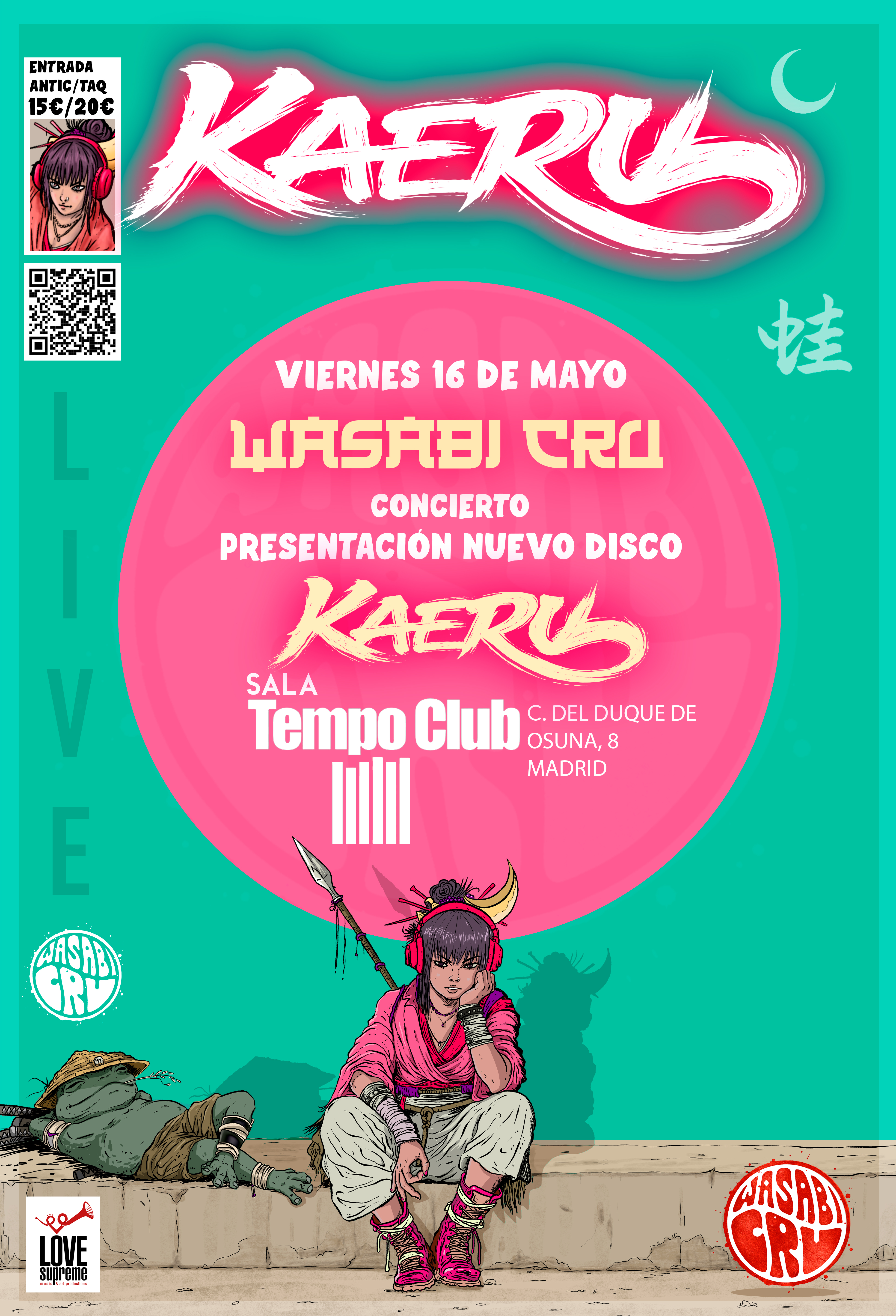WASABI CRU en Madrid - Mutick