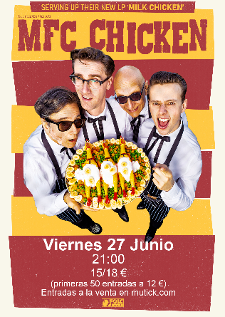 MFC CHICKEN presentando nuevo disco en Santander - Cantabria
