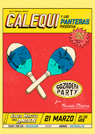 CALEQUI Y LAS PANTERAS presentan: GOZADERA PARTY en Madrid