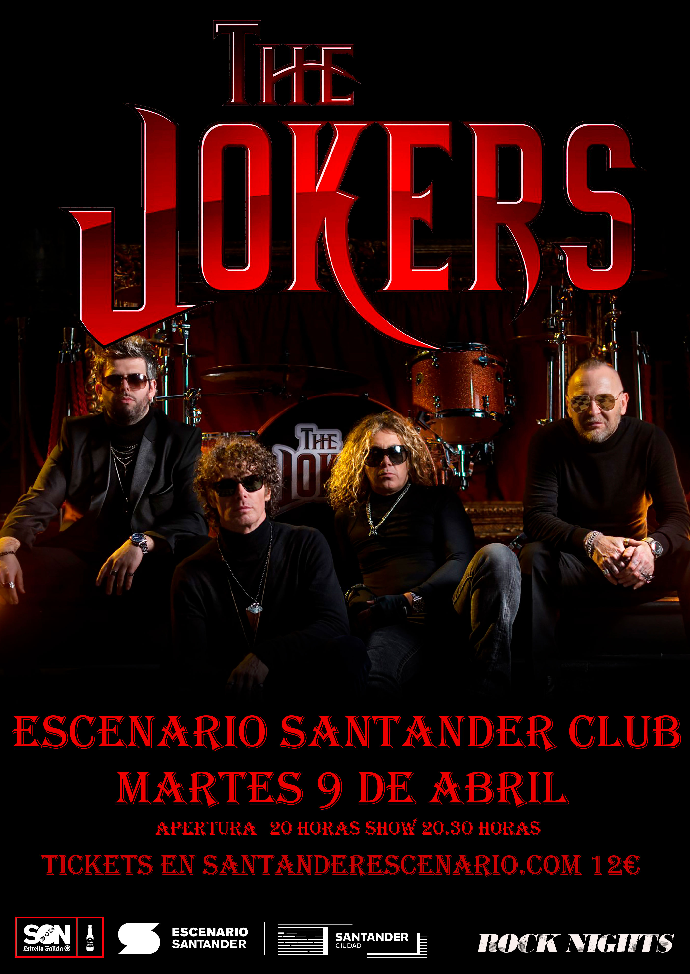The Jokers en Rock Nights Vol 2 en Escenario Santander - Cantabria - Mutick