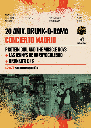 20º aniversario Drunk-o-rama en Madrid
