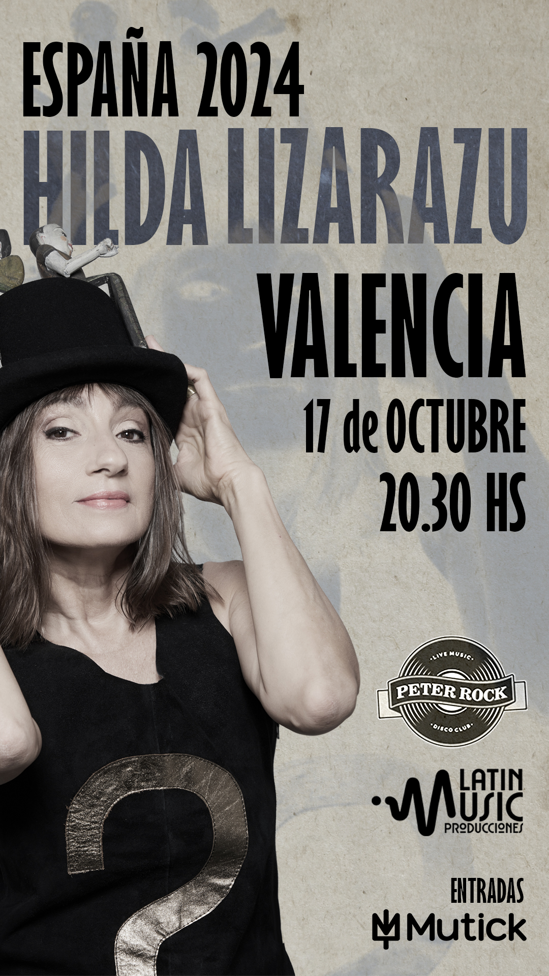 HILDA LIZARAZU (ARG) en Valencia - CANCELADO - Mutick