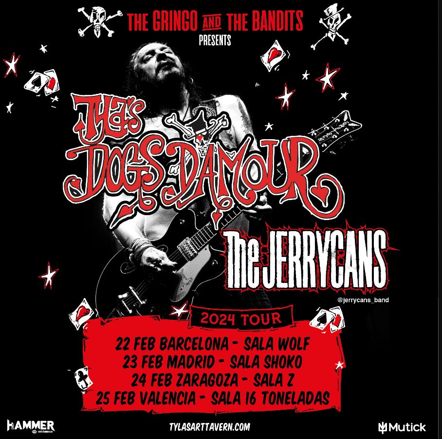  Tyla's Dogs D'Amour + The Jerrycans en Valencia   - Mutick