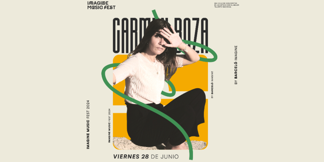 Carmen Boza en acústico en Imagine Music Fest Madrid