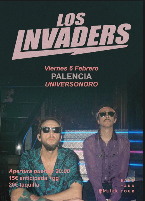 LOS INVADERS en Palencia - Mutick