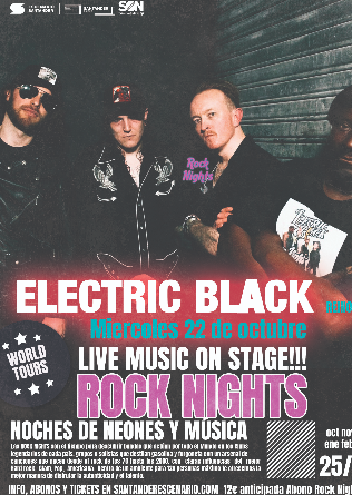 Electric Black en Rock Nights de Escenario Santander - Cantabria