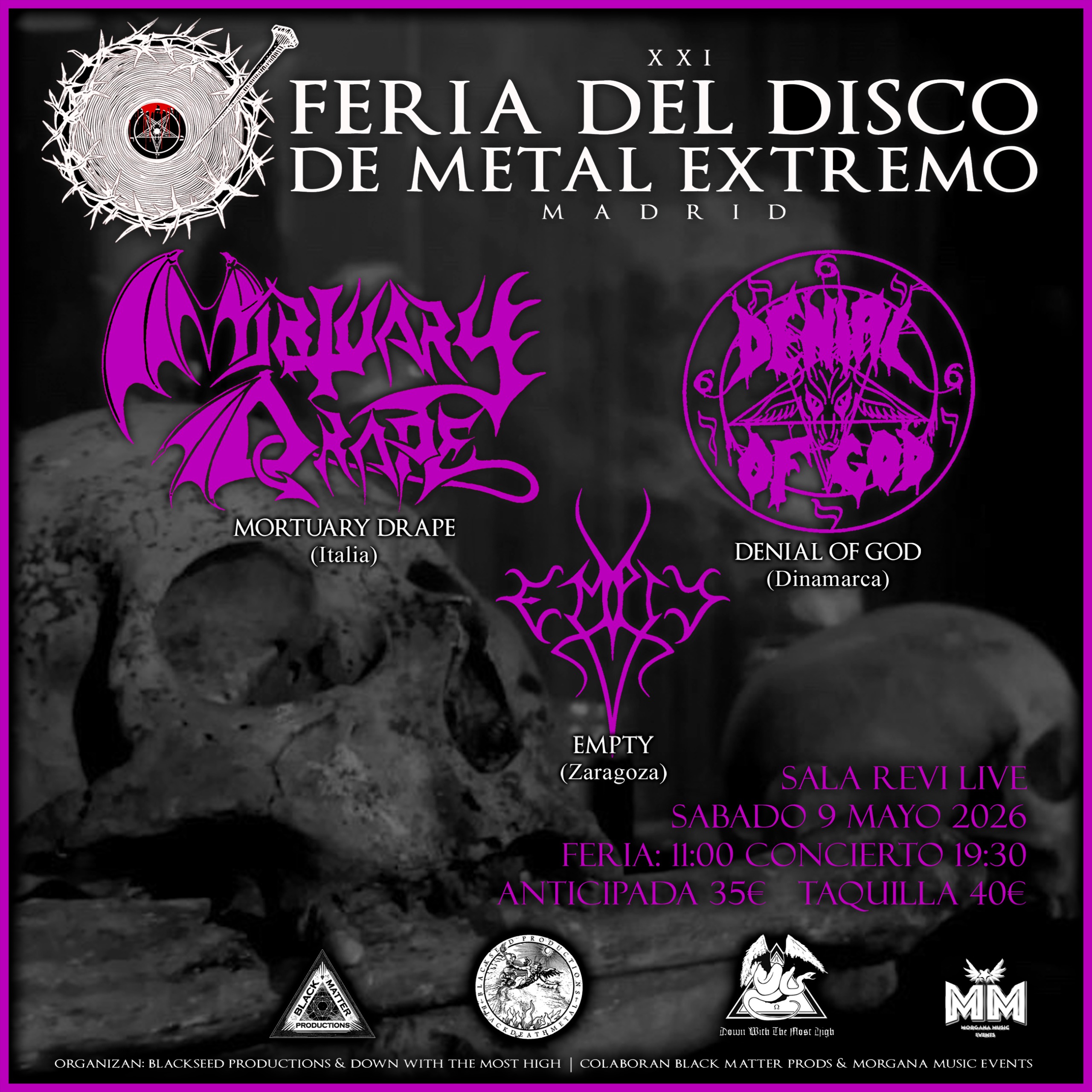 FERIA DEL DISCO DE METAL EXTREMO en Madrid - Mutick