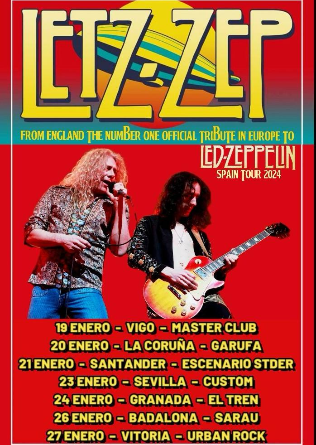 LETZ ZEP (UK) en Sevilla - Tributo a Led Zeppelin 