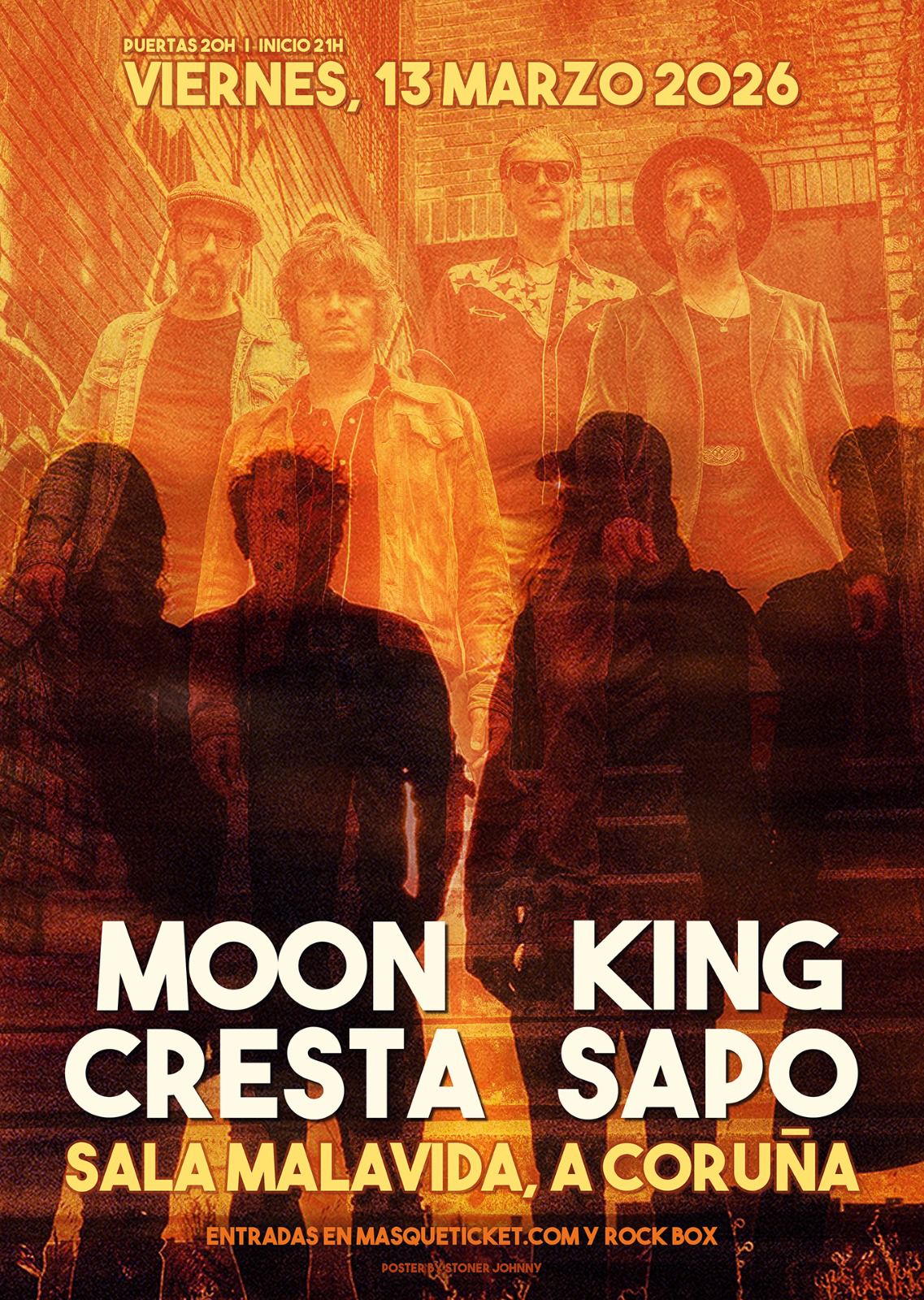 MOON CRESTA + KING SAPO en A Coruña - Mutick