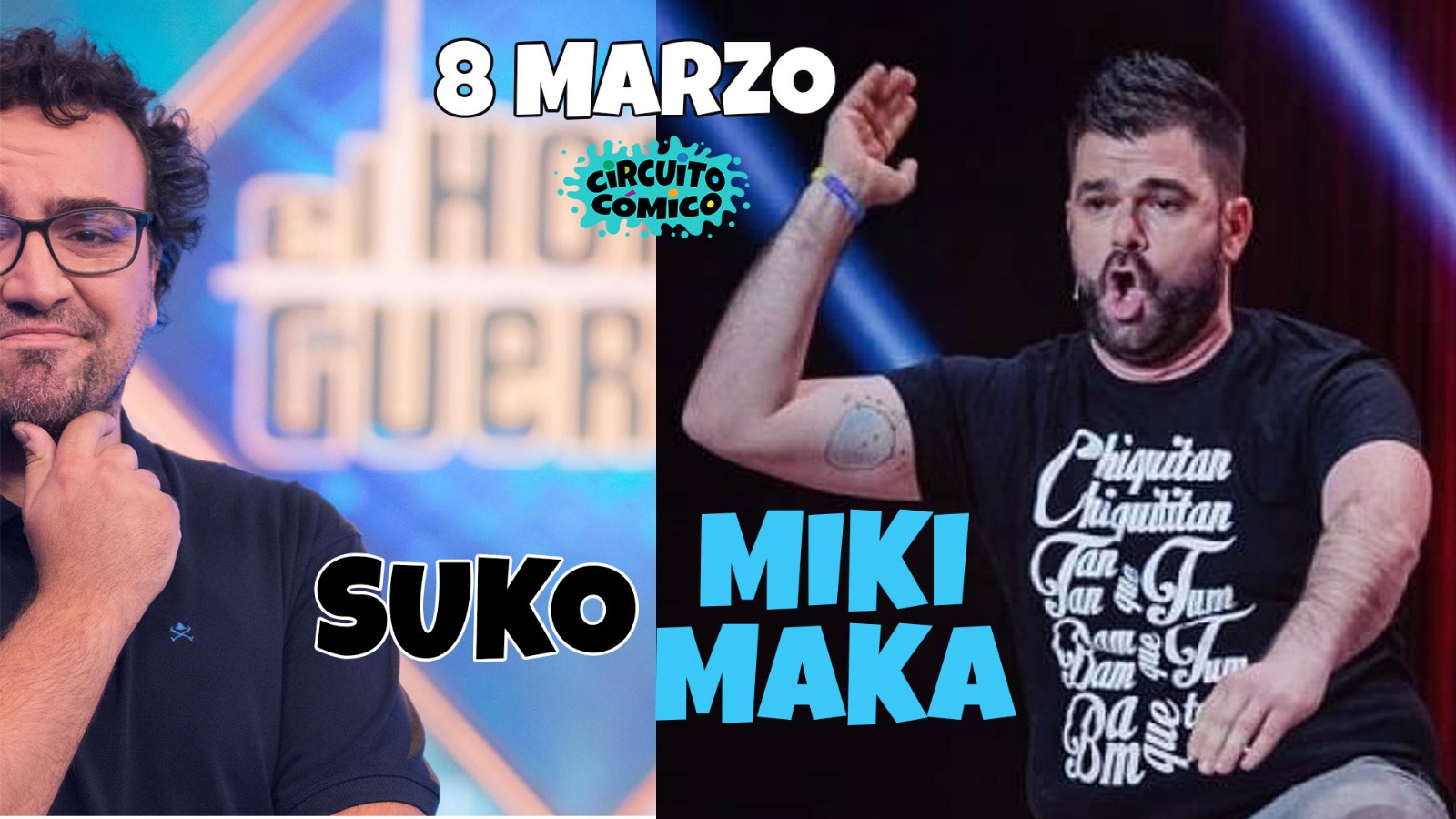 Vuelven los monólogos: Suko y Miki Maka en Madrid - Mutick