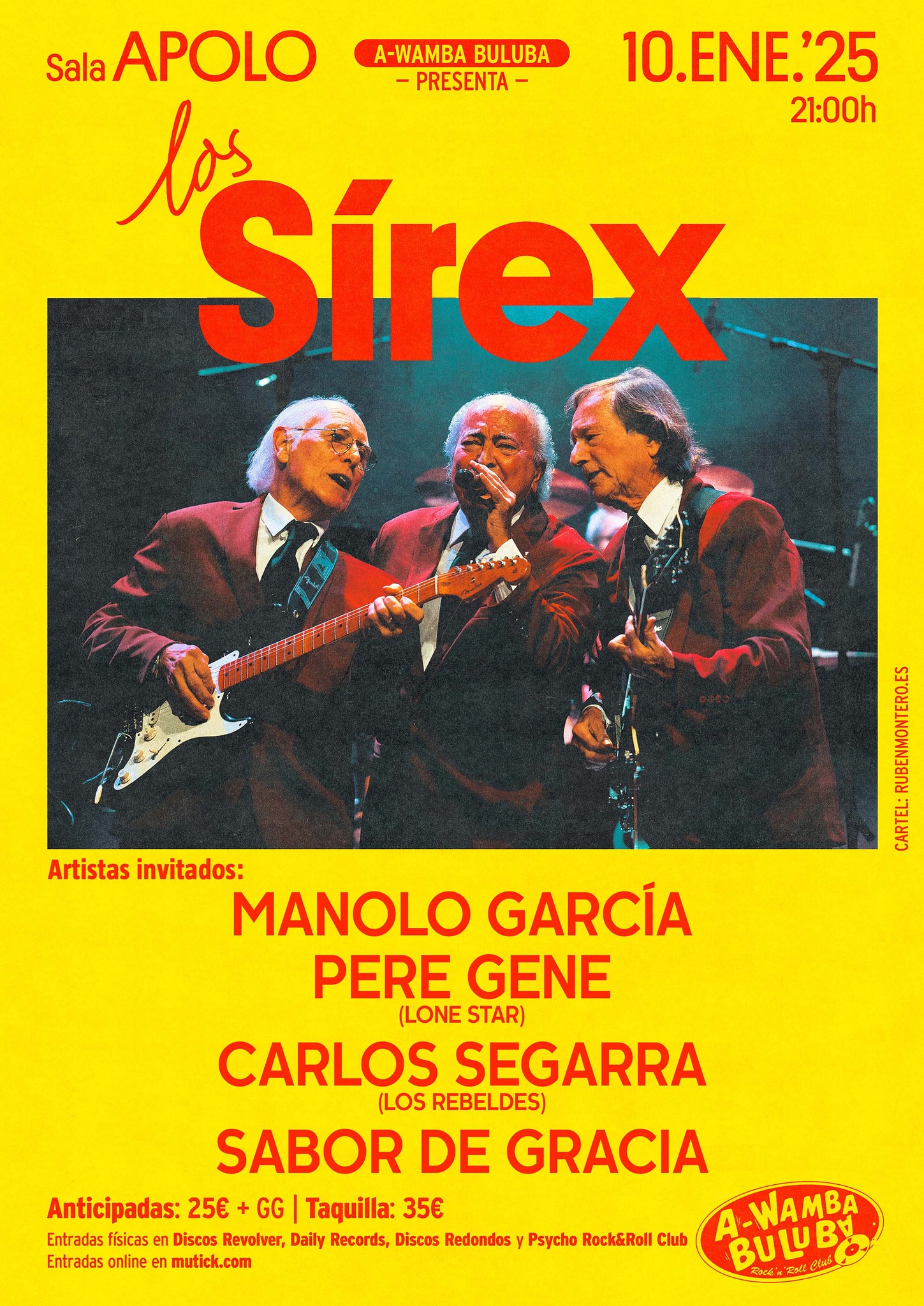 LOS SIREX en Barcelona - TresC - DANA - Mutick