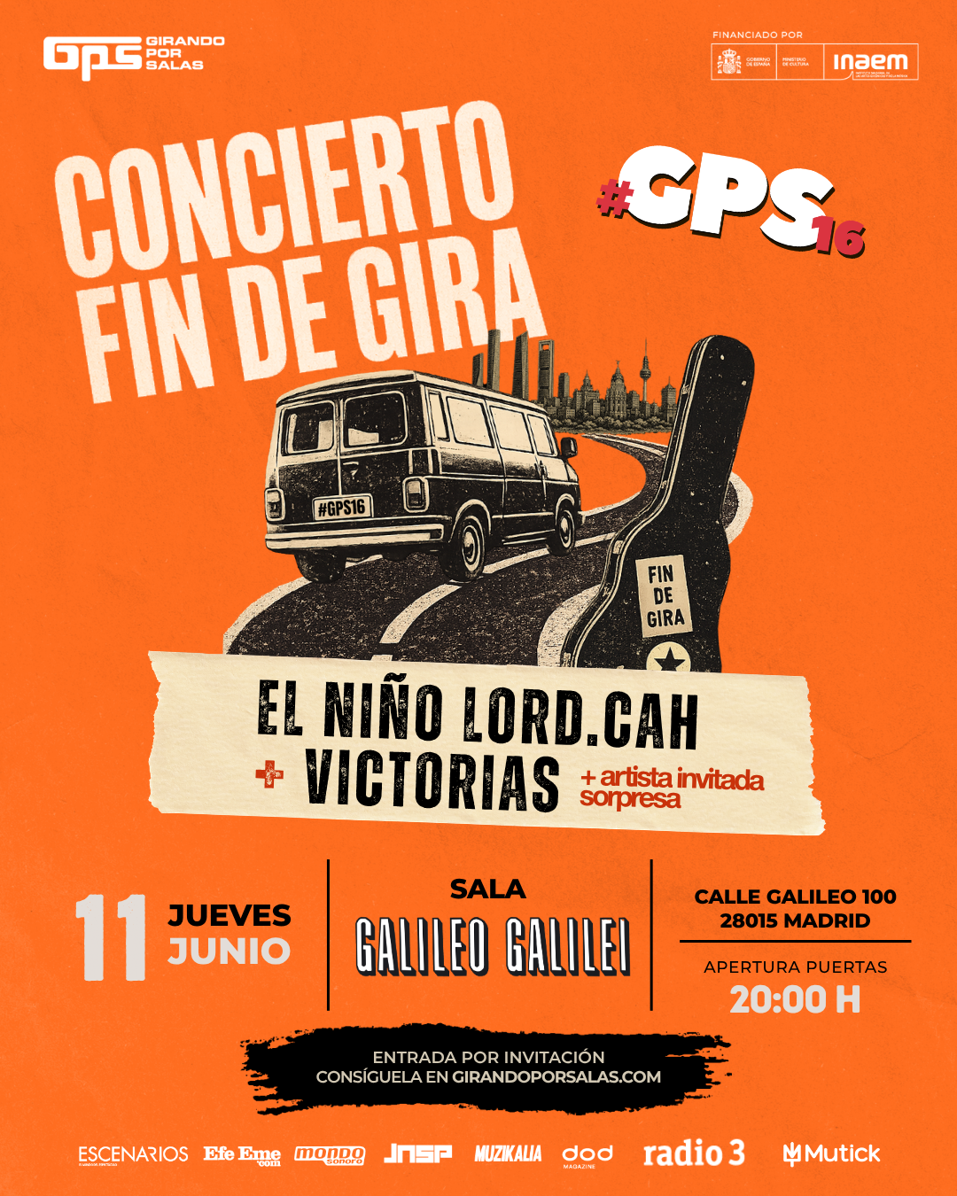 FIN DE GIRA #GPS16: El Ni&ntilde;o Lord.Cah + Victorias en Madrid - Mutick