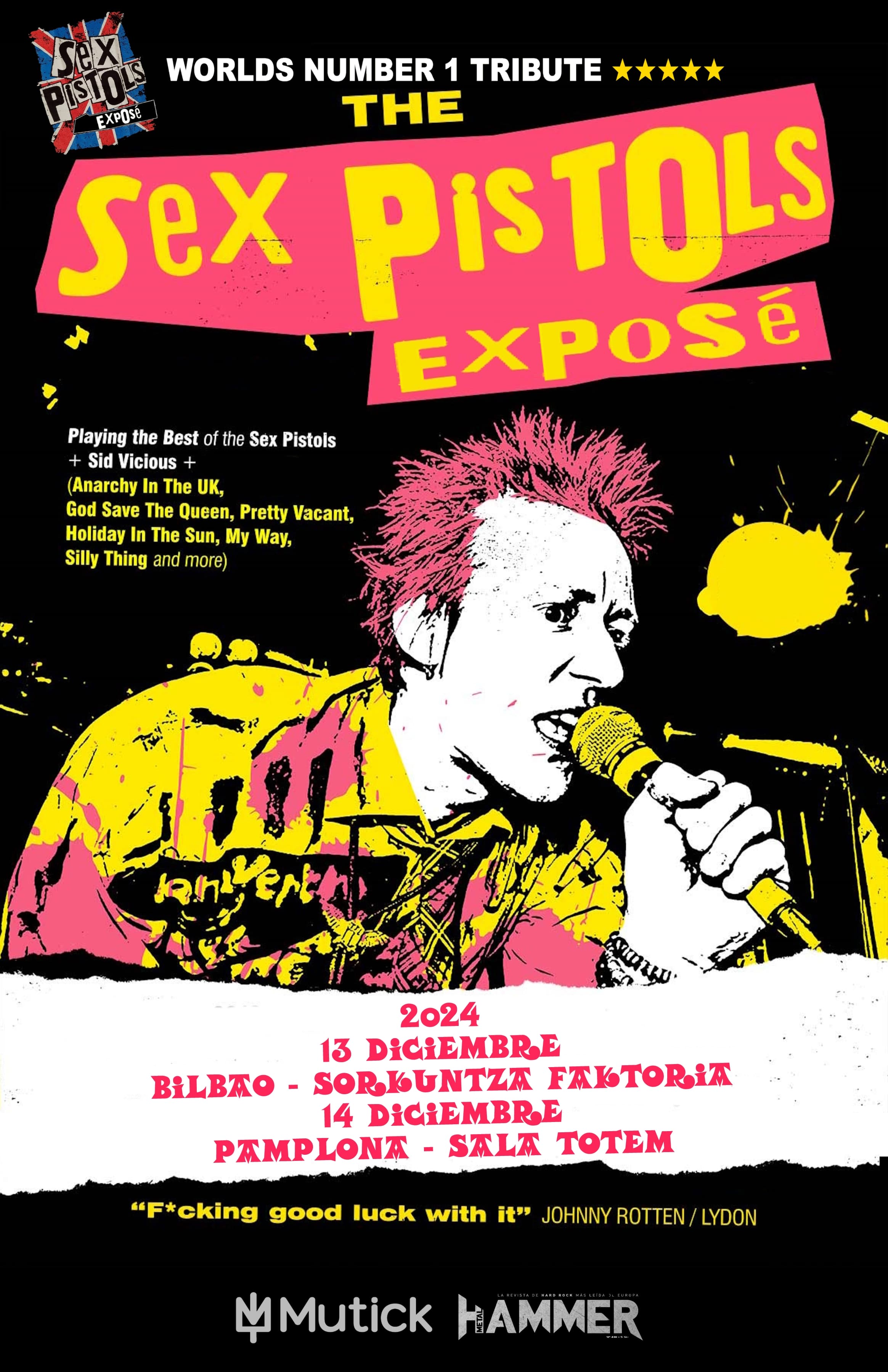 SEX PISTOLS Expose en Bilbao - Mutick