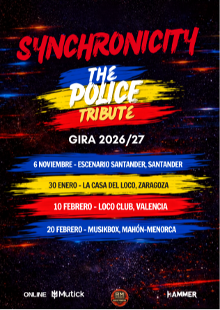 SYNCHRONICITY - Tributo a The Police en Zaragoza