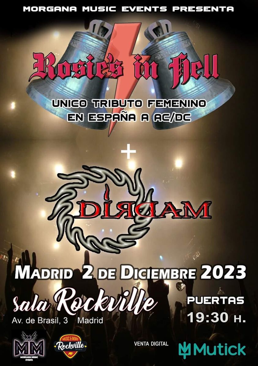 ROSIES in HELL + Dirdam en Madrid - Mutick