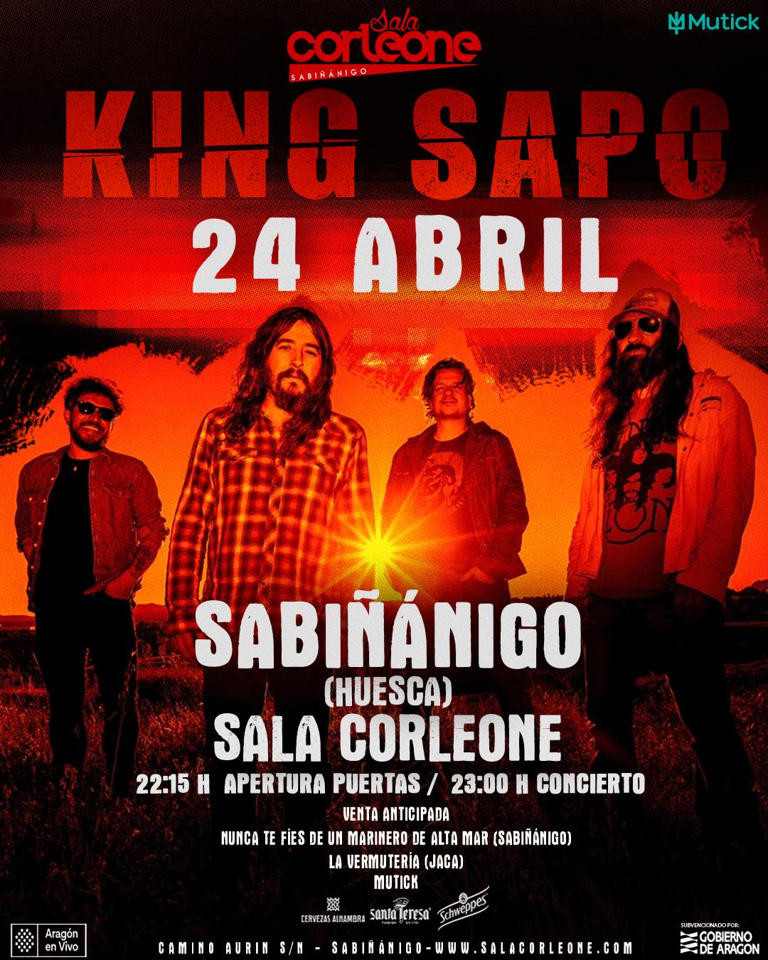 KING SAPO en Sabiñánigo Huesca - Mutick