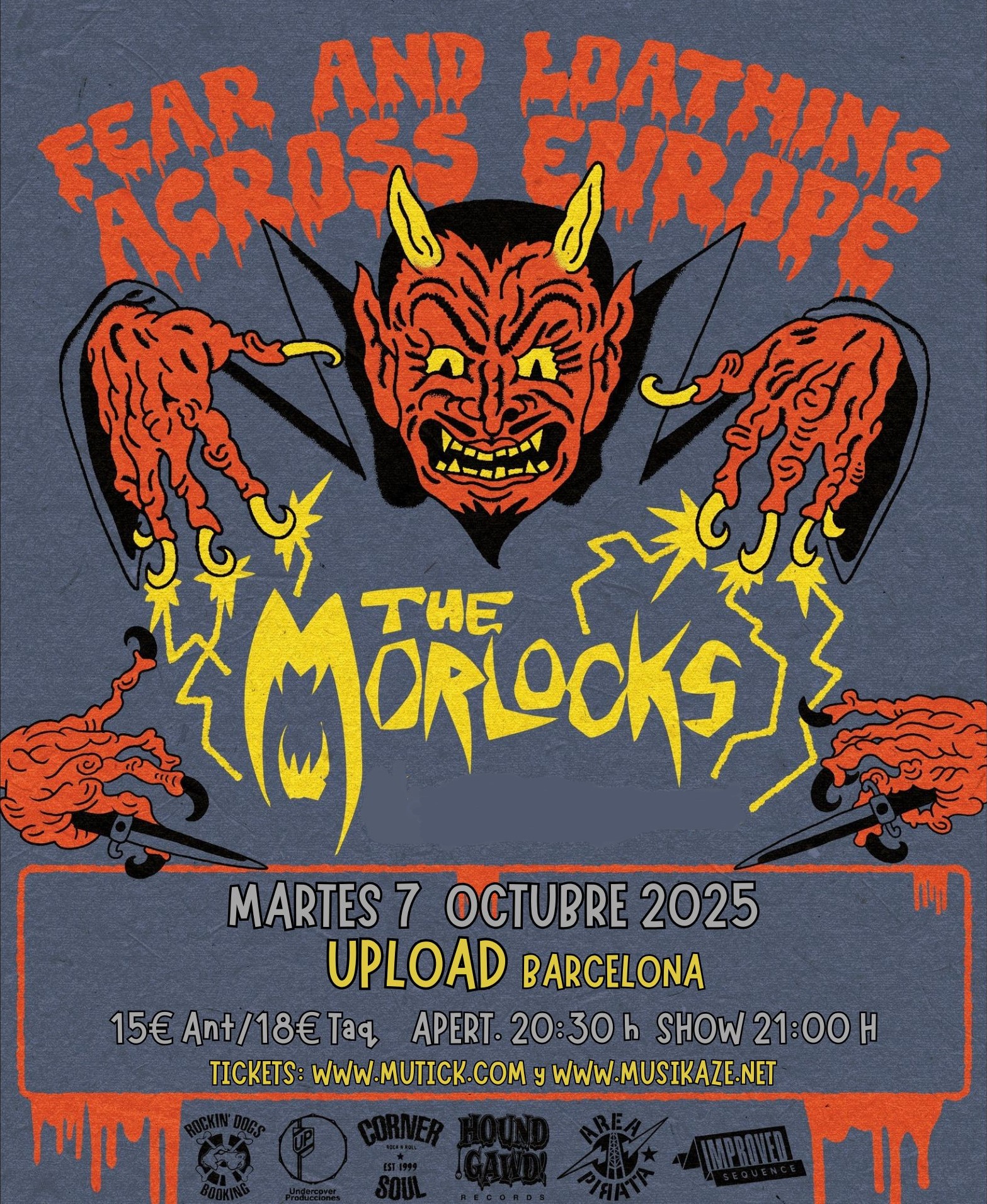THE MORLOCKS (USA) en Barcelona - Mutick