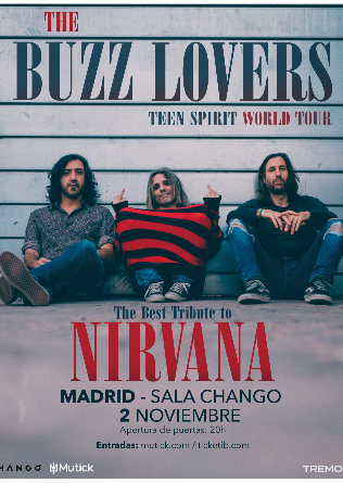 The BUZZ LOVERS en Madrid - Tributo a NIRVANA