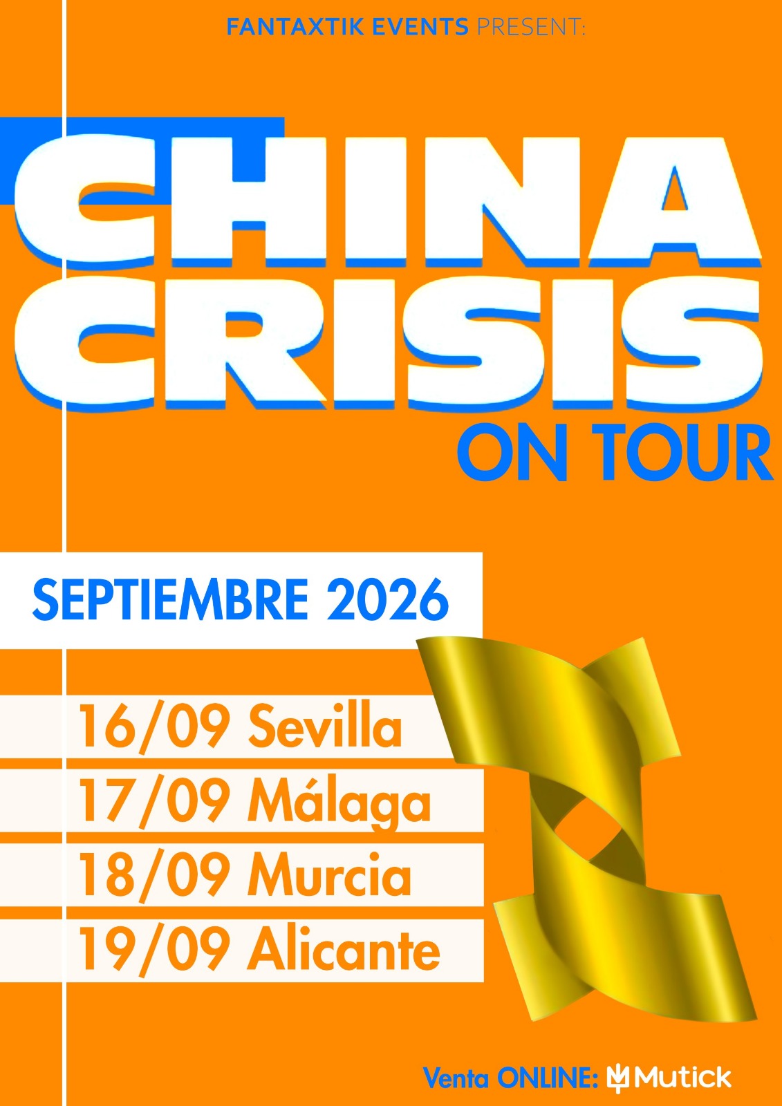 CHINA CRISIS (UK) en Málaga - Mutick