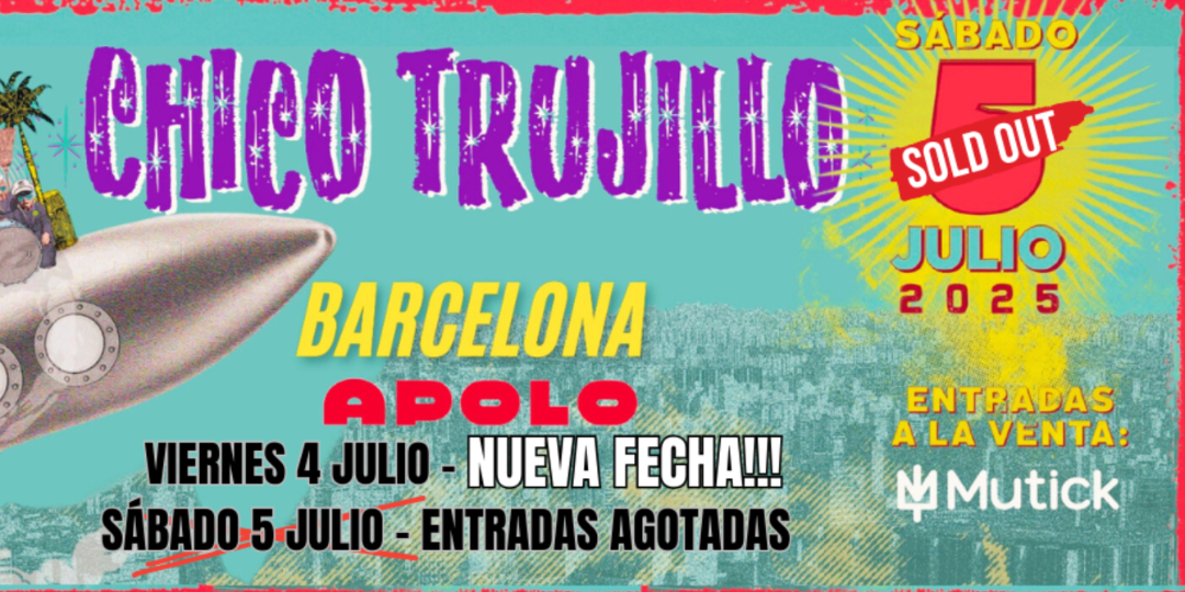 CHICO TRUJILLO en Barcelona - 4 Julio 
