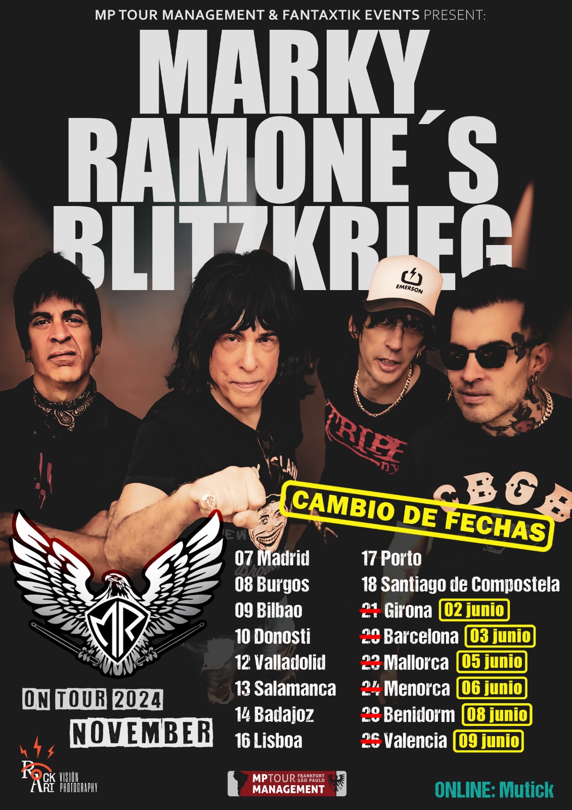 MARKY RAMONE en Barcelona  - Mutick