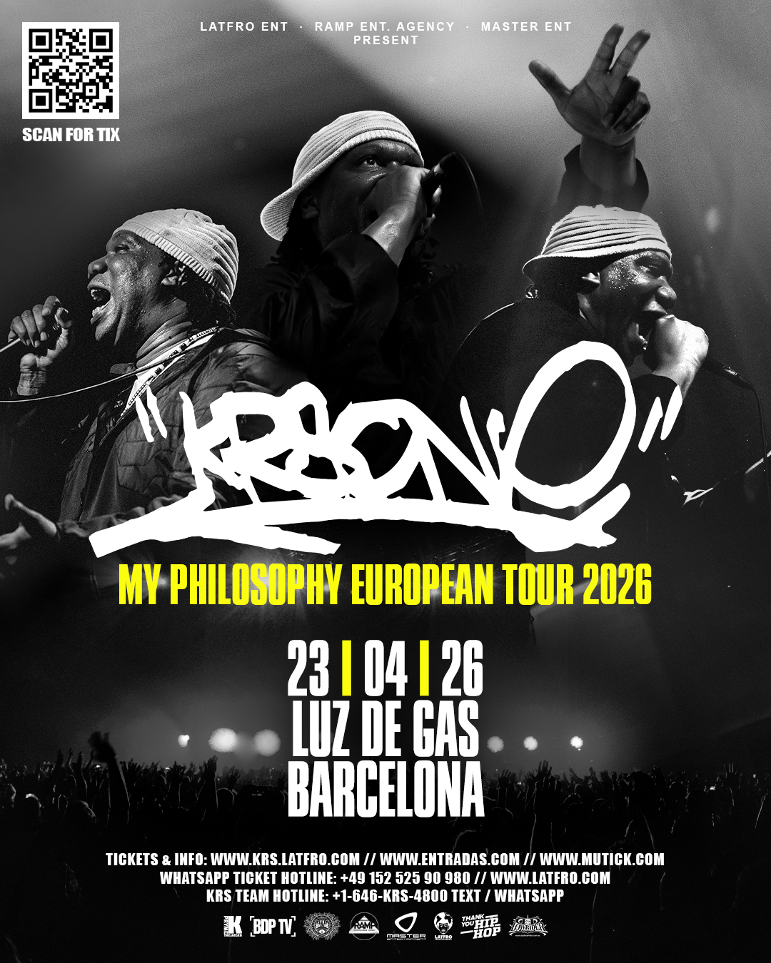 KRS ONE (USA) en Barcelona - Mutick