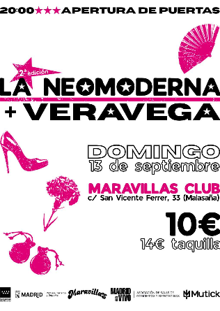 La Neomoderna + Veravega en Madrid