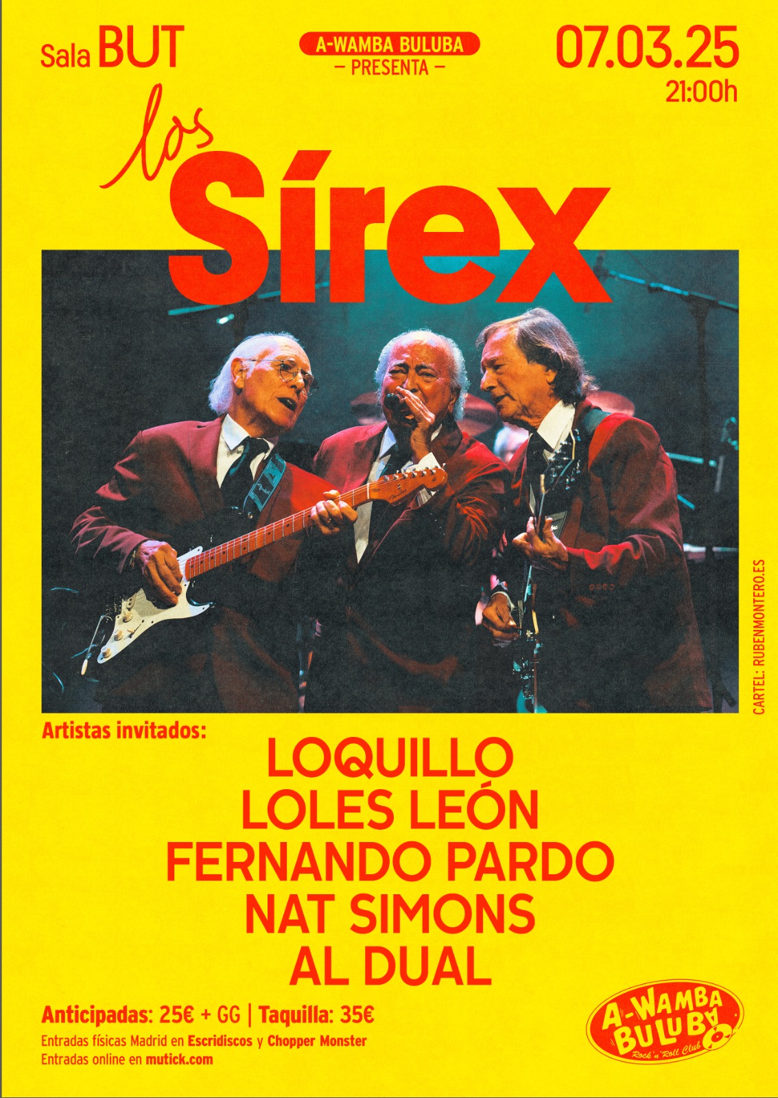 LOS SIREX en Madrid + Invitados Especiales - DANA   - Mutick