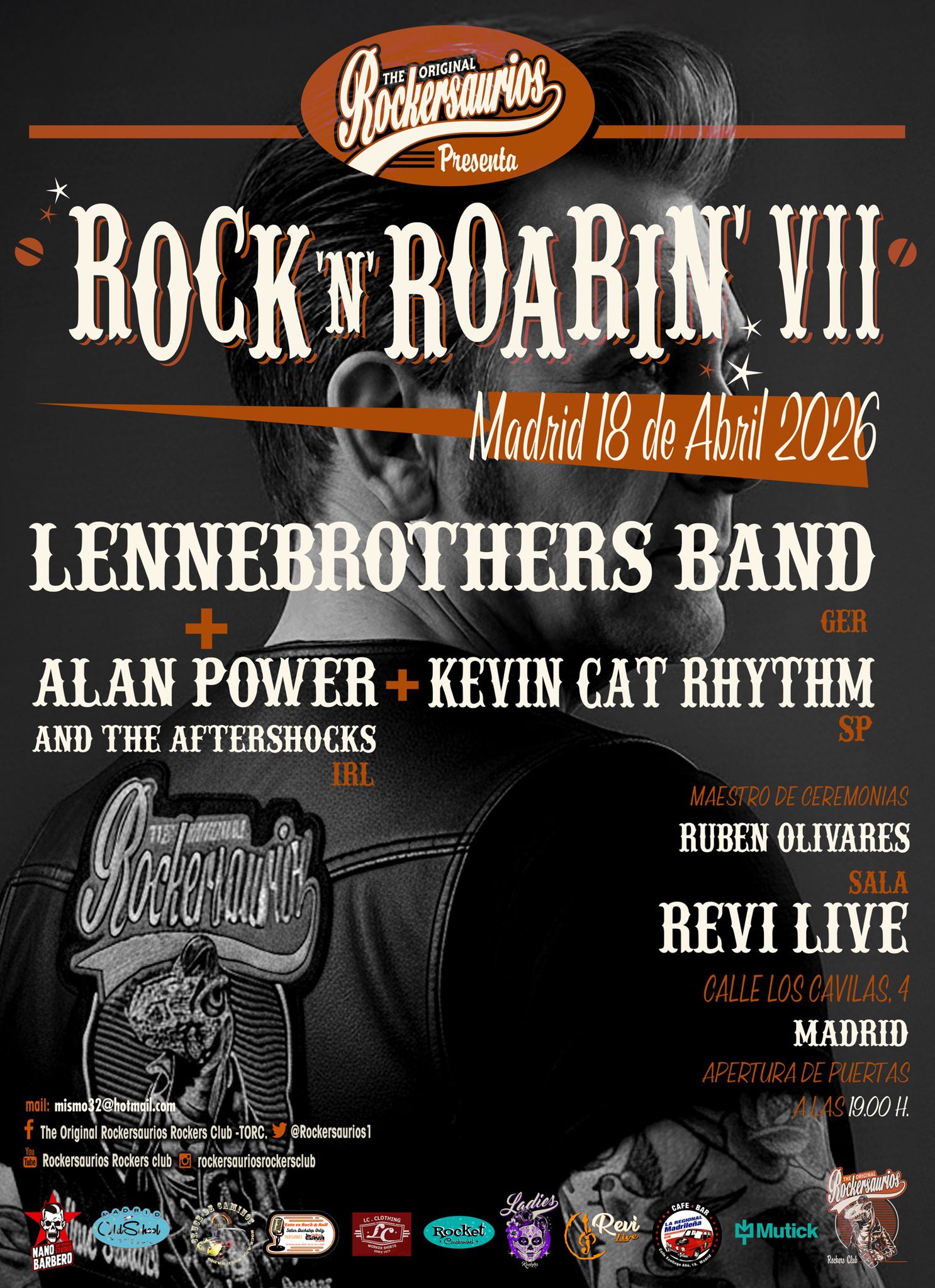 ROCK N ROARIN VII en Madrid con Lennebrothers Band y más artistas - Mutick