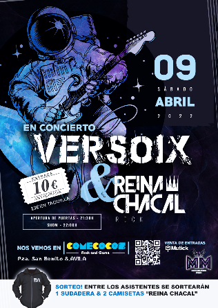 VERSOIX + Reina Chacal en Avila