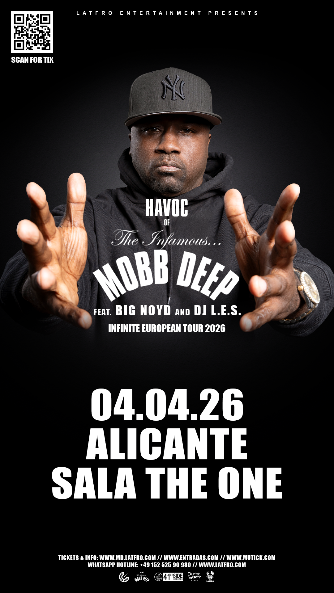 Mobb Deep (Havoc, Big Noyd & DJ L.E.S.) en Alicante - Mutick