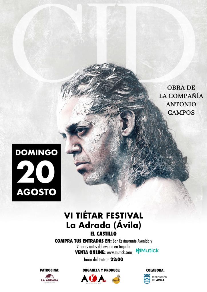 VI TIETAR FESTIVAL presenta EL CID en Castillo La Adrada - Avila - Mutick