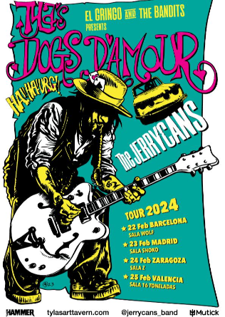 Tyla's Dogs D'Amour + The Jerrycans en Madrid 