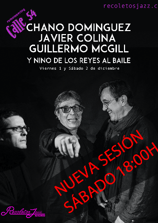 Recoletos Jazz Madrid: Chano Dominguez, Colina - 2 DIC - 18:00h