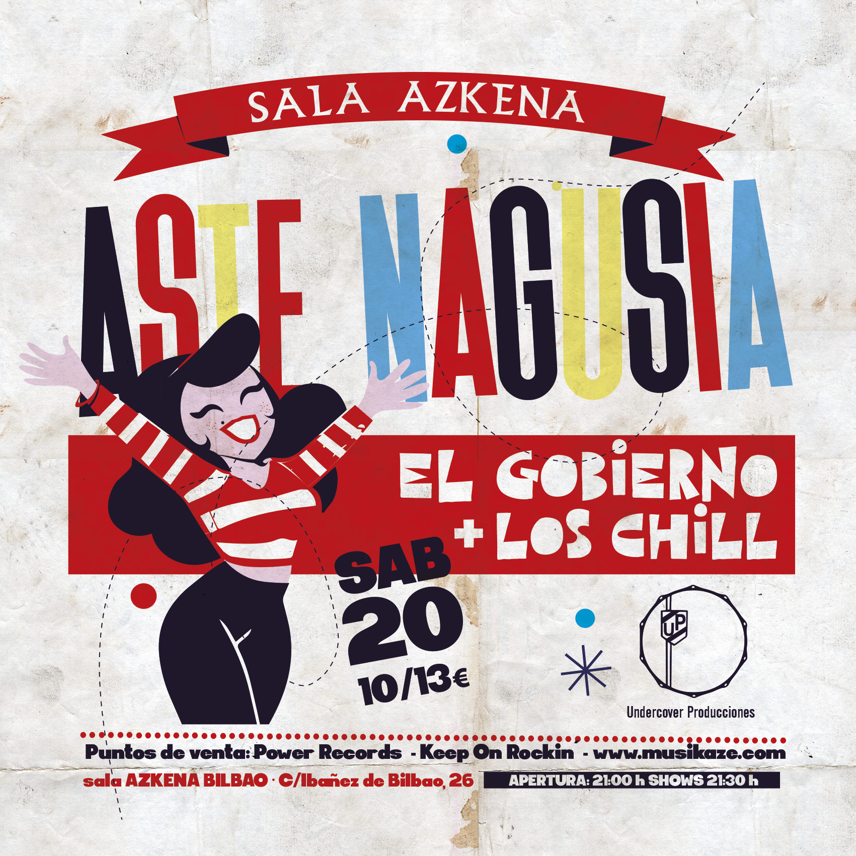 ASTE NAGUSIA - Los Gobierno + Los Chill en Bilbao - Mutick