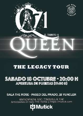 Q 71 (Tributo a Queen) en The Rose Yuncler Toledo