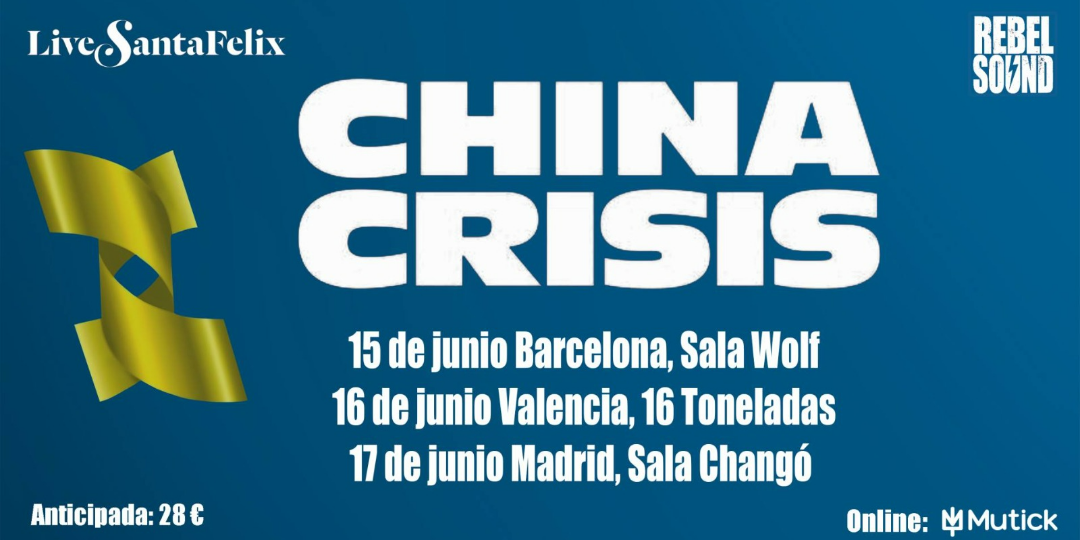 CHINA CRISIS en Barcelona  