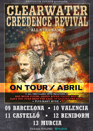 Clearwater Creedence Revival (UK & USA) en Murcia