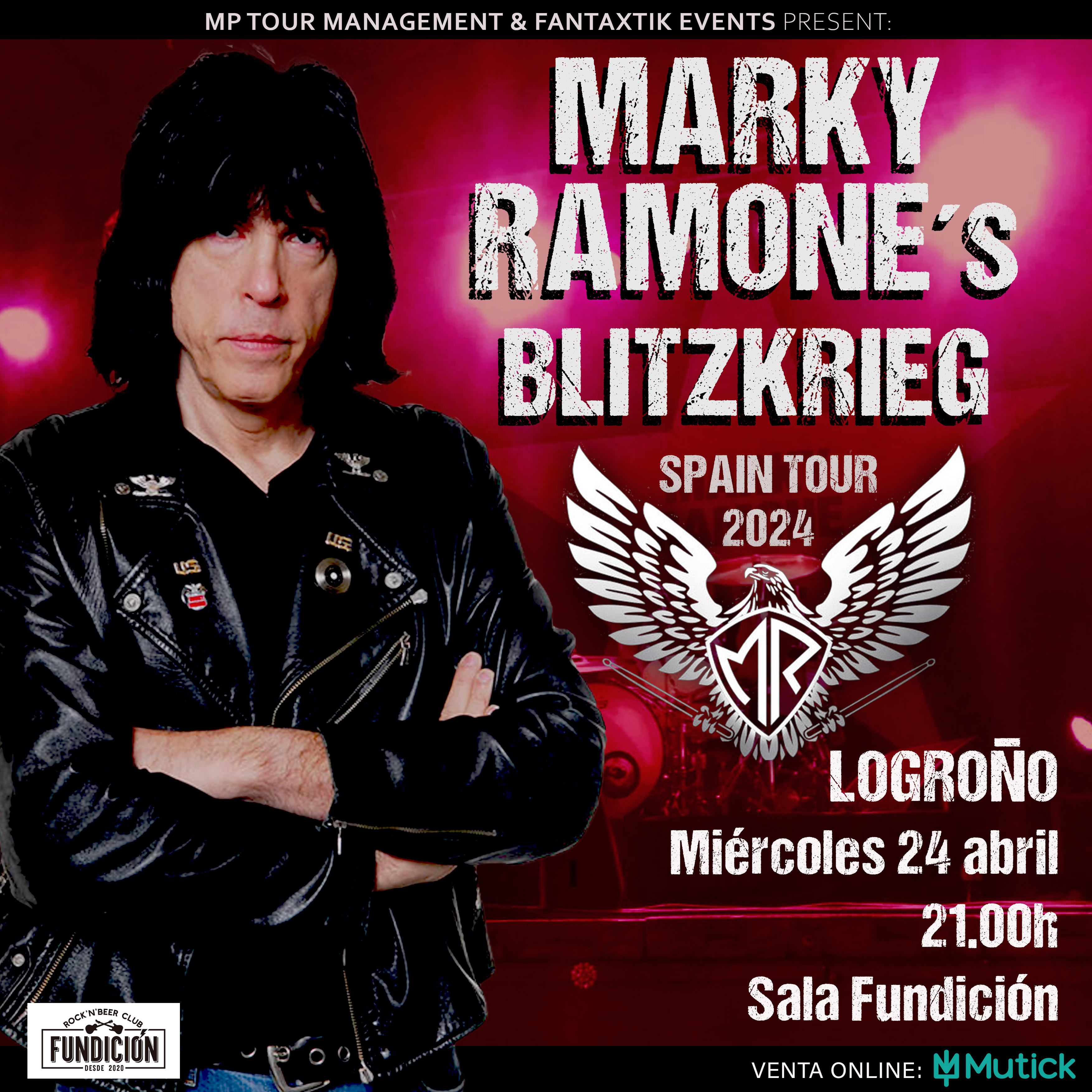MARKY RAMONE en Logroño  - Mutick