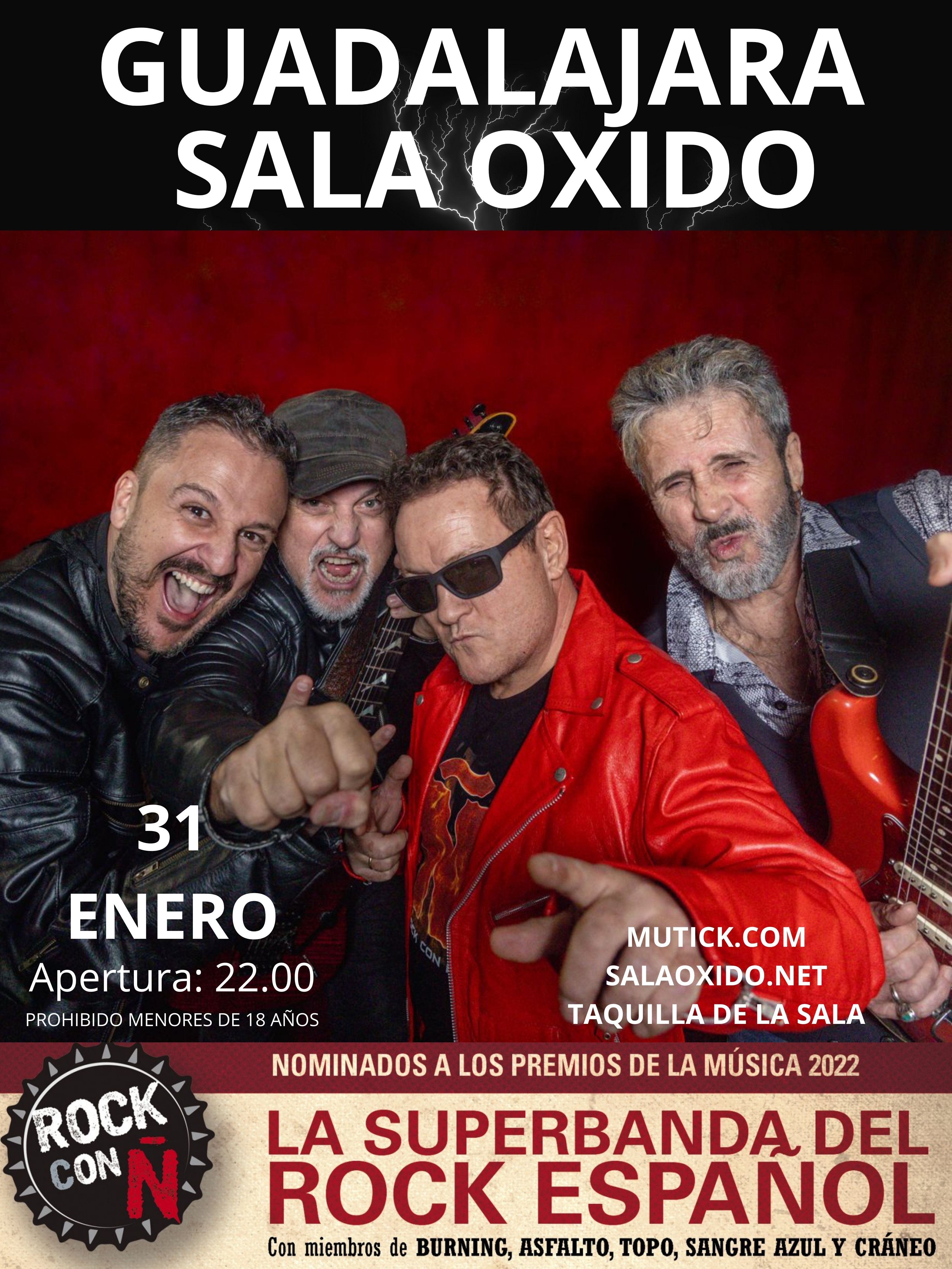 ROCK con Ñ en Guadalajara - Mutick