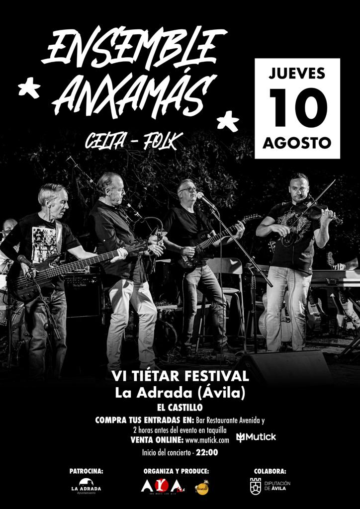 VI TIETAR FESTIVAL presenta Ensemble Anxamás en Castillo La Adrada - Avila - Mutick